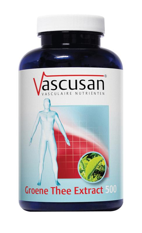 Vascusan Vascusan Groene Thee Extract capsules, herbal supplement, 60 capsules, natural herbal preparation.