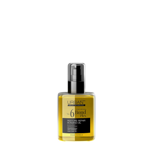 Urban Care No 6 Bond Plex repair bonding oil in a 100ml bottle, designed for hair care and strengthening damaged hair.