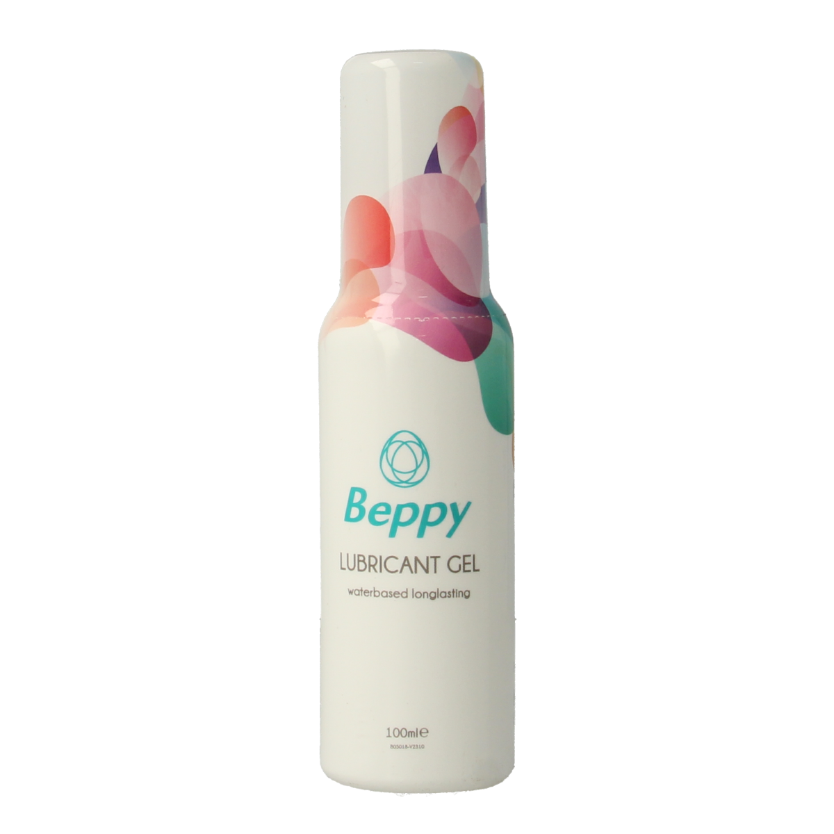 Beppy water-based lubricant gel in 100ml tube, suitable for baby and toddler care, with a smooth, clear gel appearance.