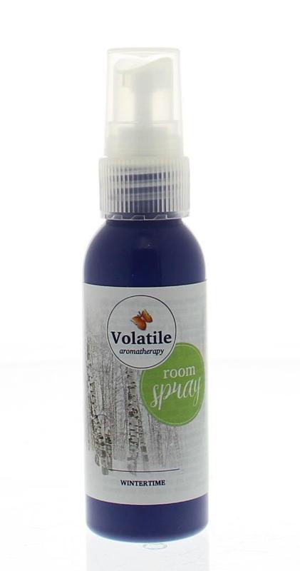Volatile wintertime roomspray in a 50ml bottle, designed as a geurverspreider for freshening indoor spaces.