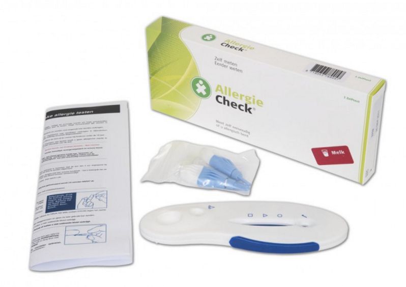 Testjezelf.nu allergie check melk test, zelftestset voor het testen op melkallergie, 1 stuk