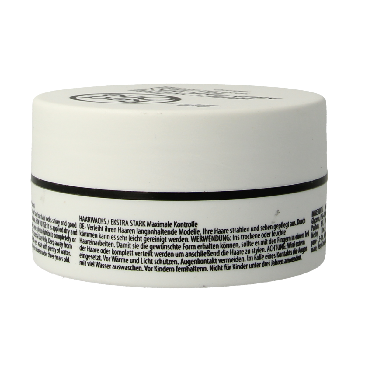 Red One Red One Haarwax Aqua Bright White styling wax in a 150ml jar, shown with the product label and lid.
