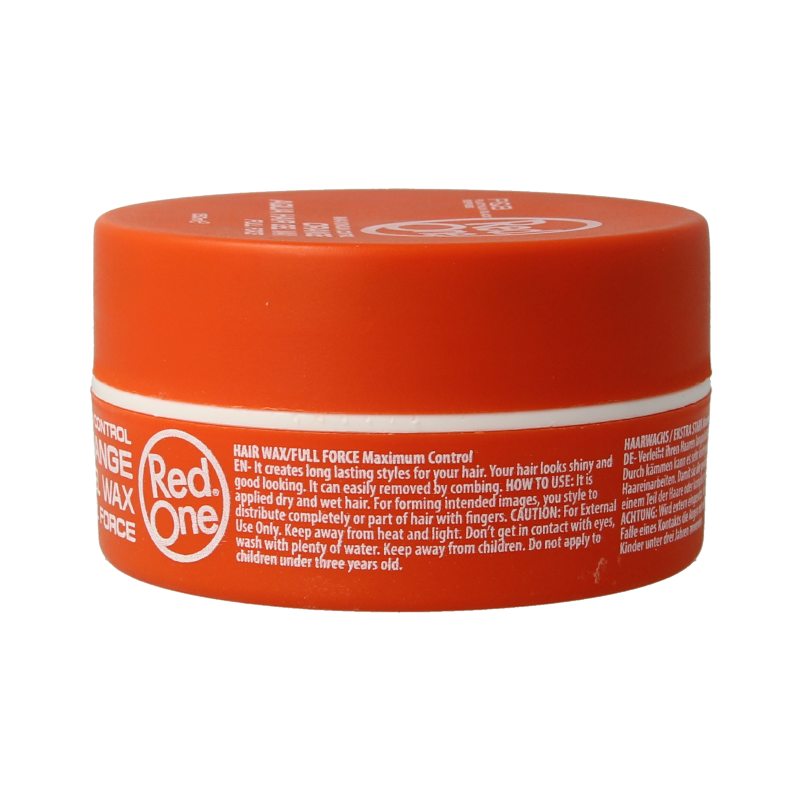 Red One Haarwax aqua orange 150ml styling product in a clear jar with orange and aqua label, suitable for hair styling.