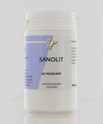 Holisan Sanolit vegetarian herbal capsules in a blister pack, part of Holisan's herbal supplement range.