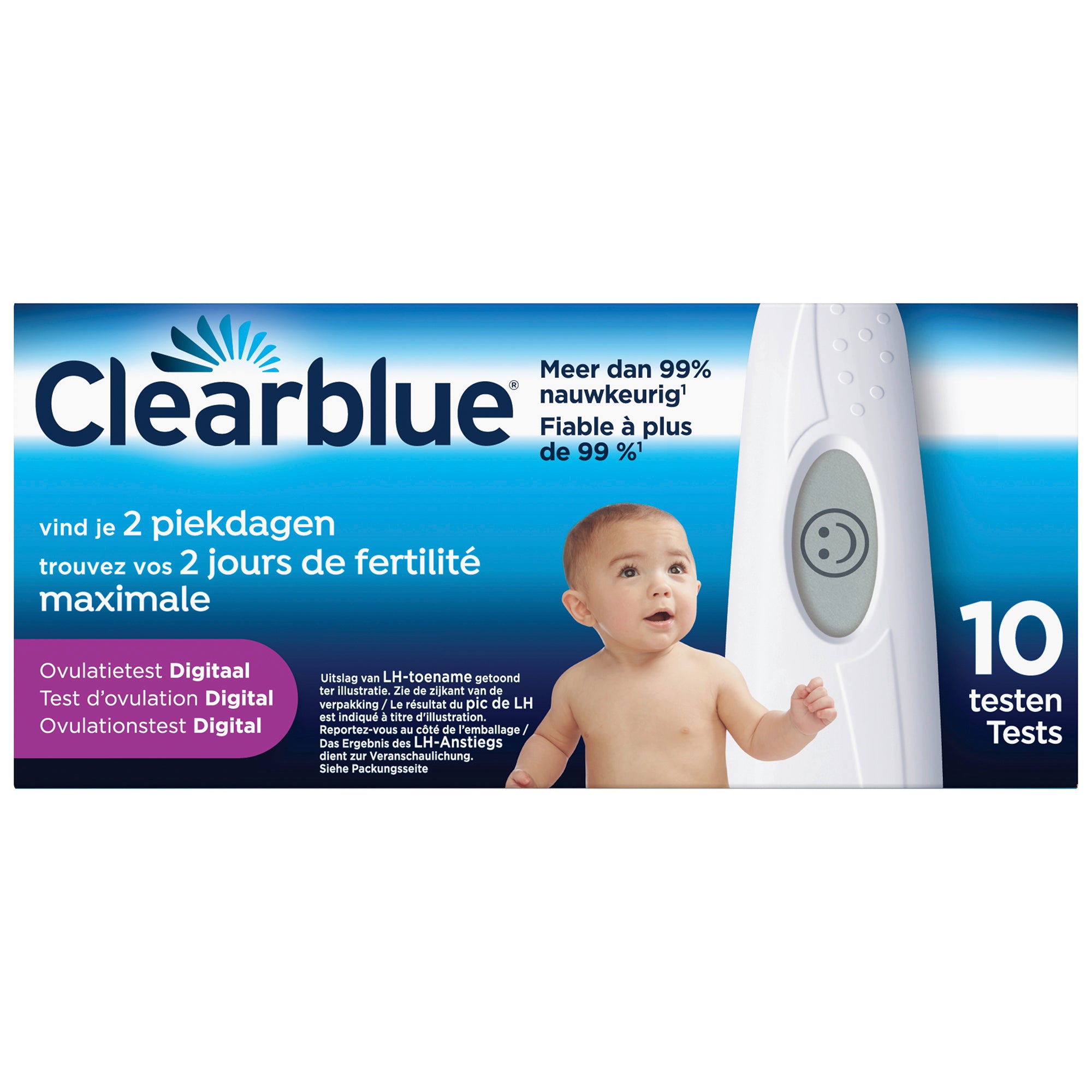 Clearblue Digitale ovulatietest 10.00 Stuks