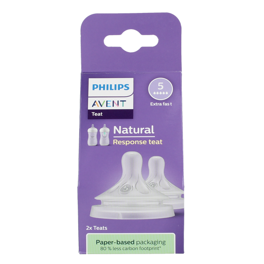 Avent Natural flesspeen 6M+ 2.00 Stuks