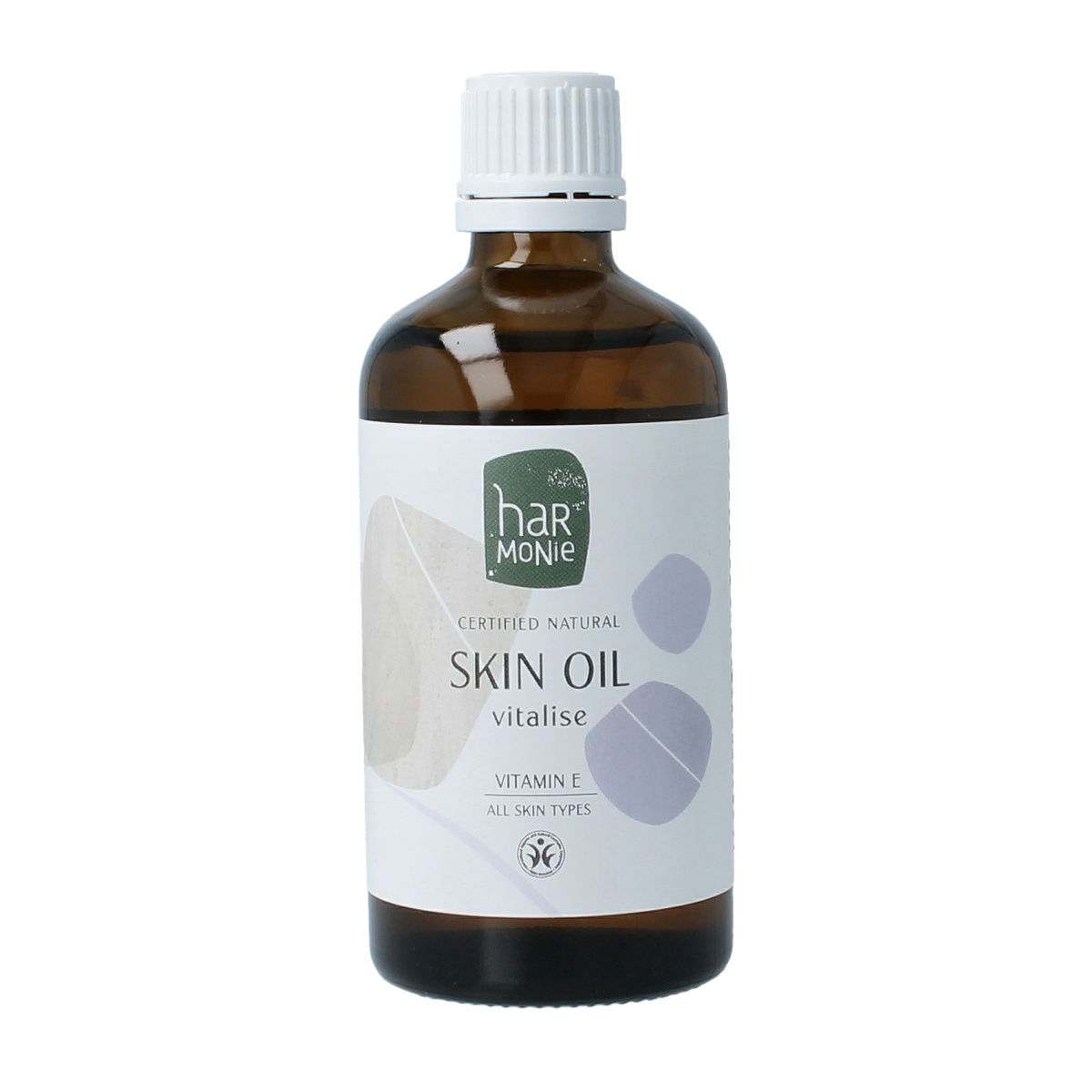 Harmonie Huidolie vitalise in 100ml bottle, natural body care oil with nourishing and revitalizing properties.