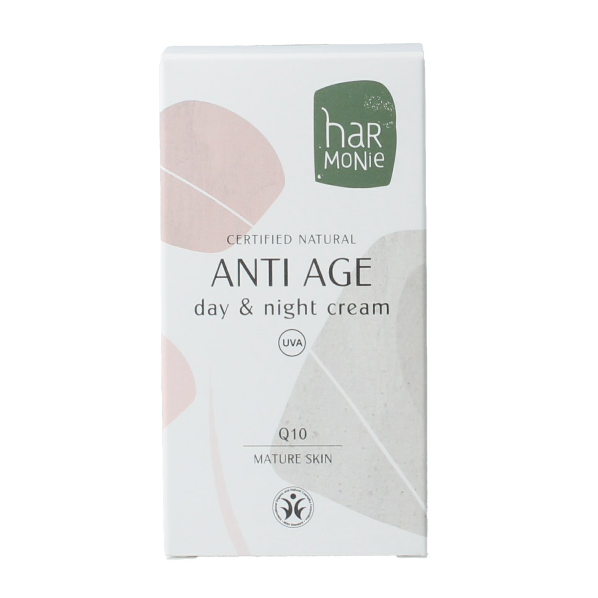 Harmonie anti-age day and night facial cream jar, 50ml, with a smooth, luxurious texture and elegant packaging.