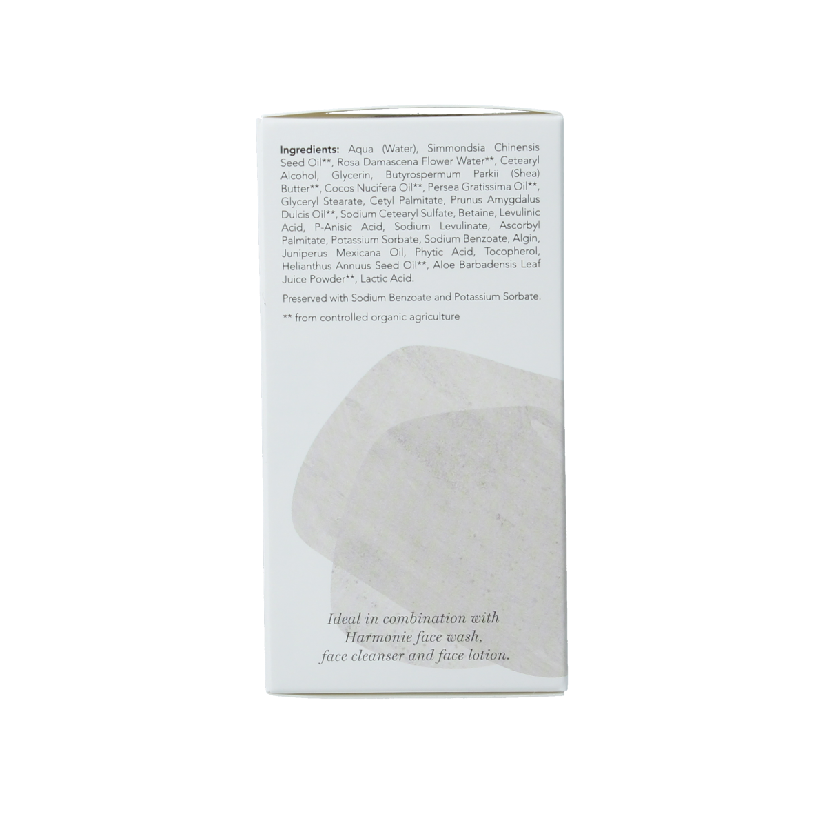 Harmonie hypoallergenic day and night face cream in 50ml jar, gentle skincare product for sensitive skin