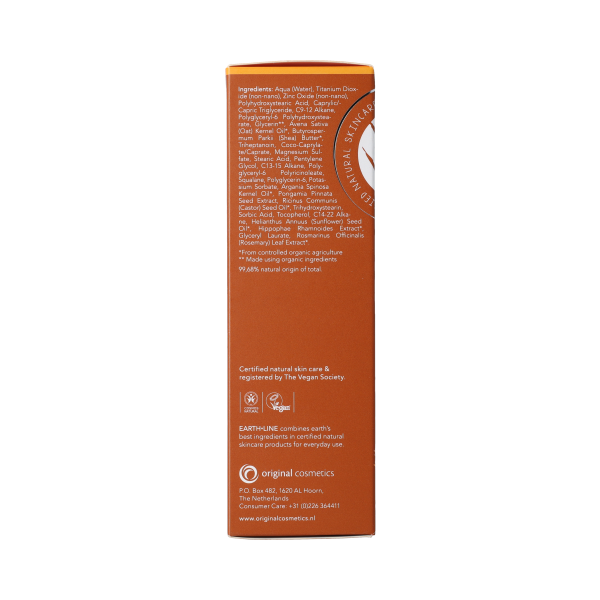 Earth Line Sun Body & Face Care SPF50 BIO sunscreen lotion in 100ml bottle, suitable for sun protection and skin care.