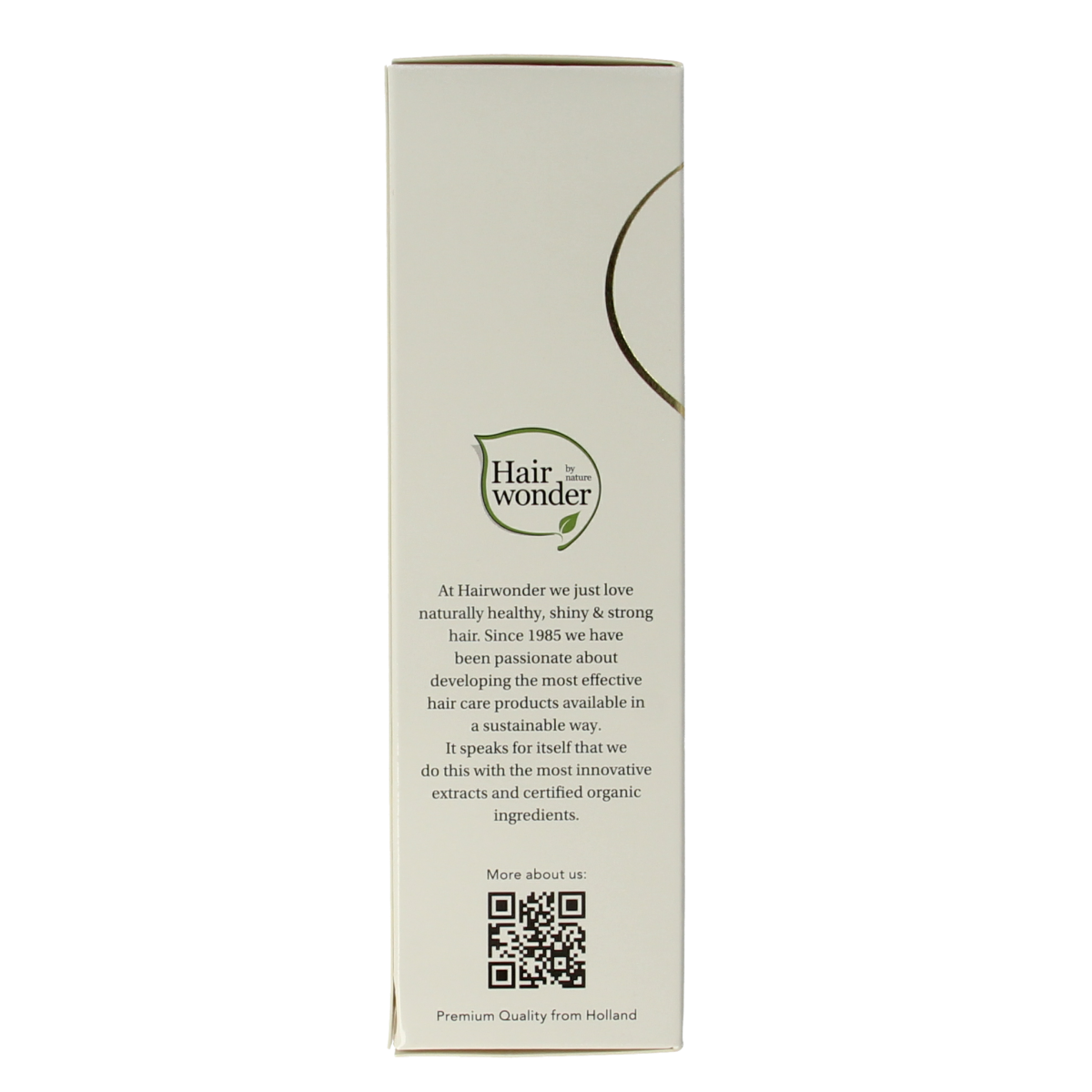 Hairwonder Hair Strength Keratin Spray 50ml bottle, natural hair care product for strengthening and nourishing hair.