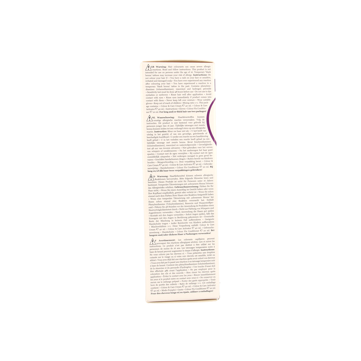 Hairwonder Colour & Care 4.03 mocca brown hair dye in 100ml bottle, showing the product with brown hair color and branding details.