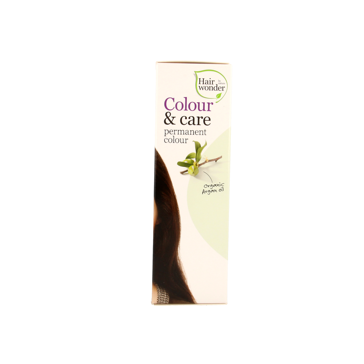 Hairwonder Colour & Care 4.03 Mocca Brown hair dye in 100ml bottle, showcasing the product and its packaging.