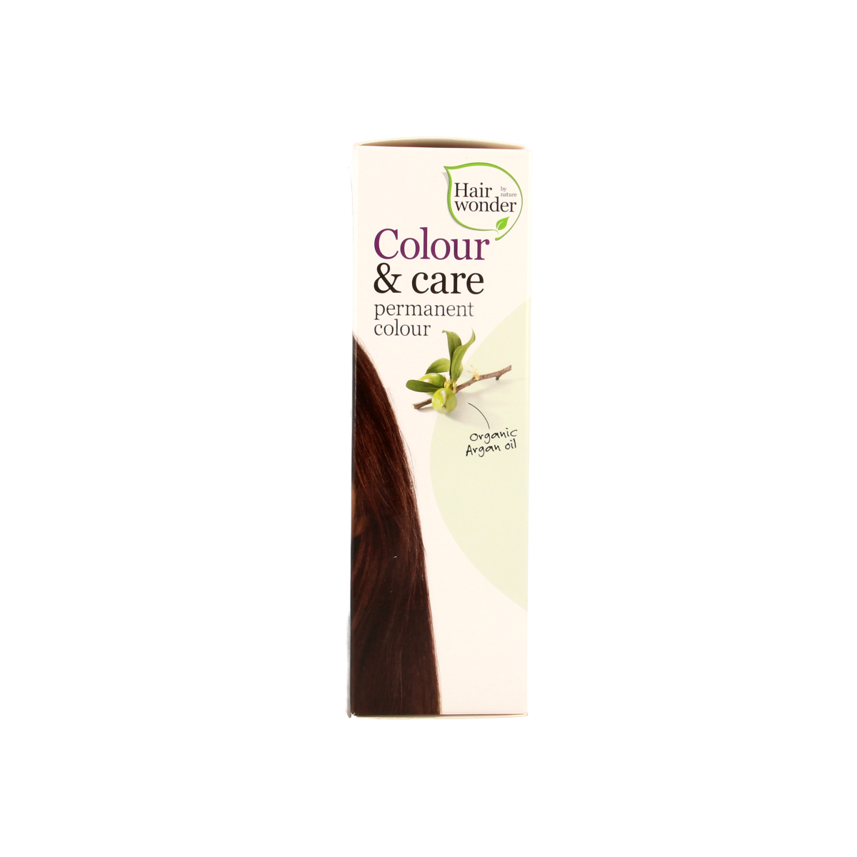 Hairwonder Colour & Care 4.56 auburn hair coloring tube, 100ml, with rich auburn shade for vibrant hair color.