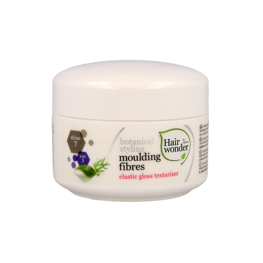 Hairwonder Botanical Styling Moulding Fibre in 100ml jar, hair styling product with natural botanical ingredients.