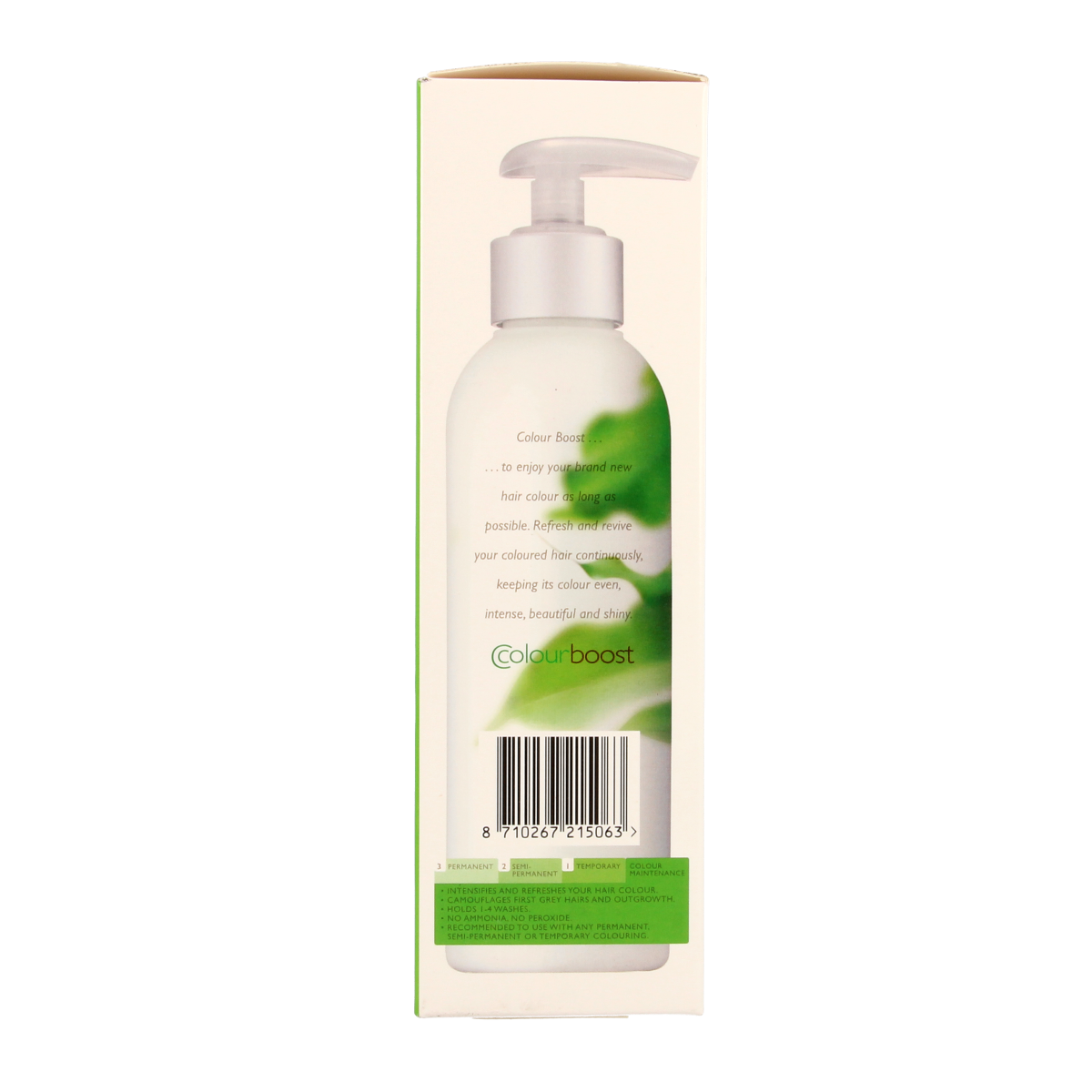 Henna Plus Colour Boost Warm Brown hair dye bottle, 200ml, for natural-looking warm brown hair coloring.