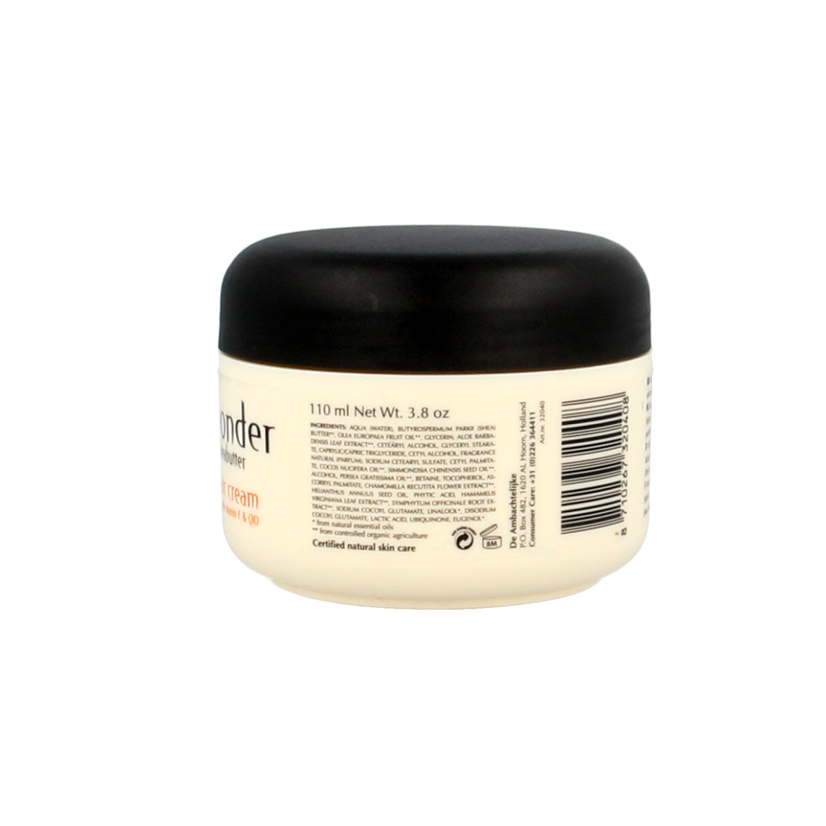 Skinwonder Skin Repair Cream in a 110ml jar, moisturizing body care product with a white and blue packaging design.