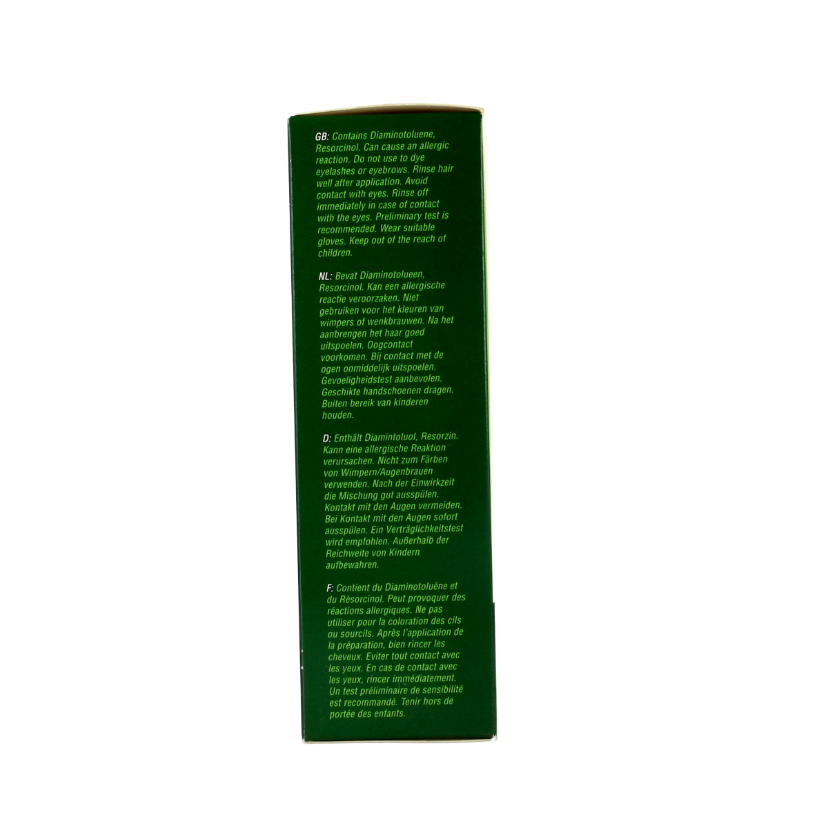 Men's Own medium blond hair color tube, 80ml, showing the packaging and product details for men's hair coloring.