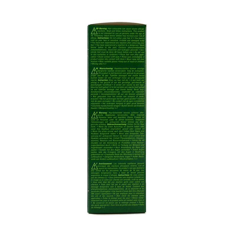 Men's Own dark blond hair coloring tube, 80ml, with packaging and product details visible in the image.