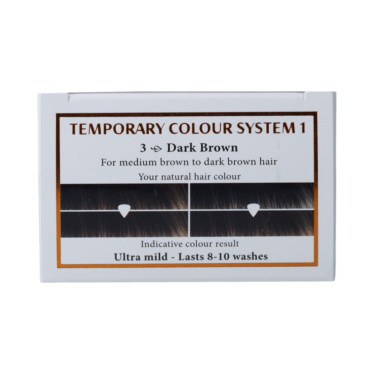 Henna Plus Colour Cream 3 Dark Brown hair dye, 60ml bottle, showing the cream texture and rich dark brown shade.