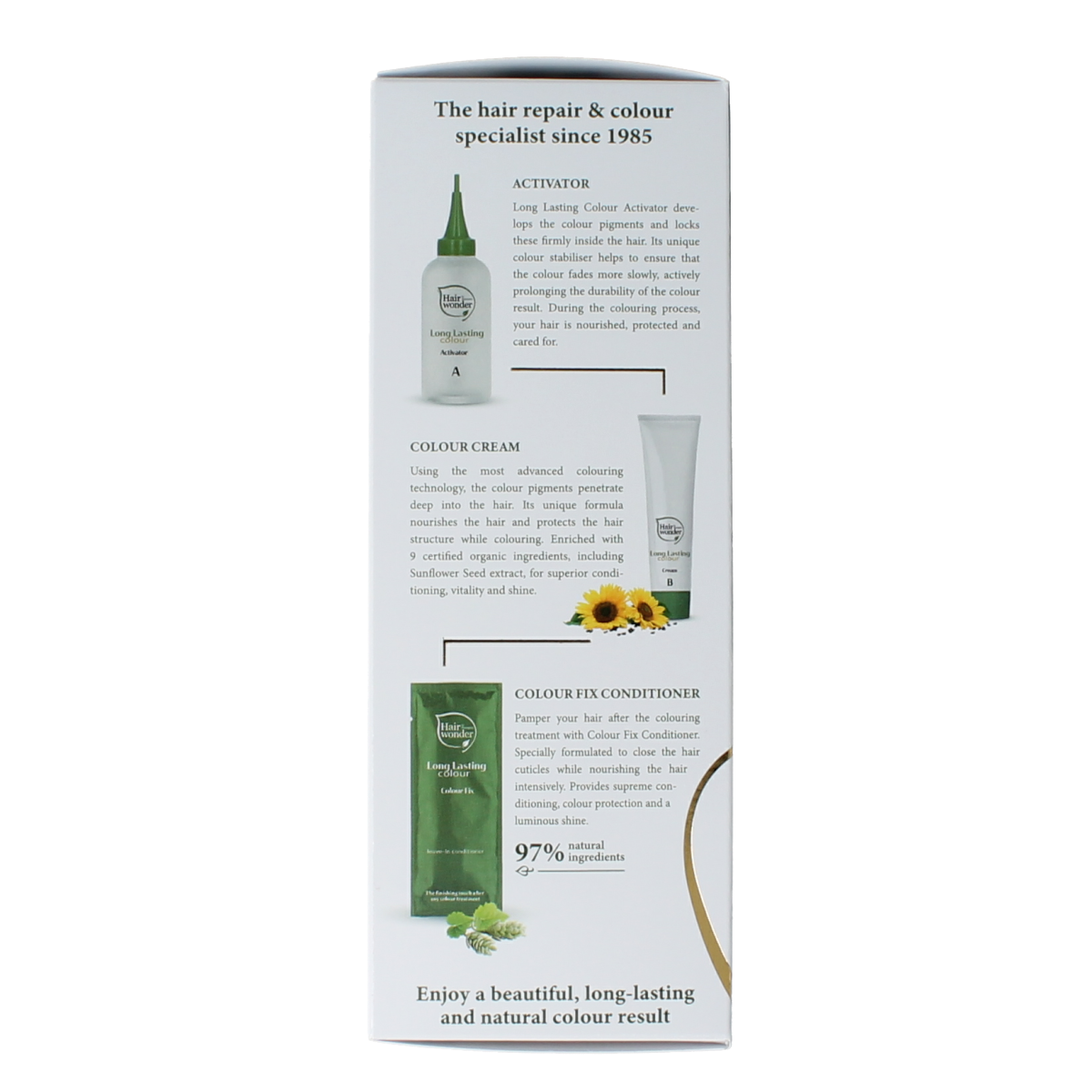 Henna Plus long-lasting cinnamon hair coloring cream in 100ml tube, vibrant shade 7.38 cinnamon for natural hair color.