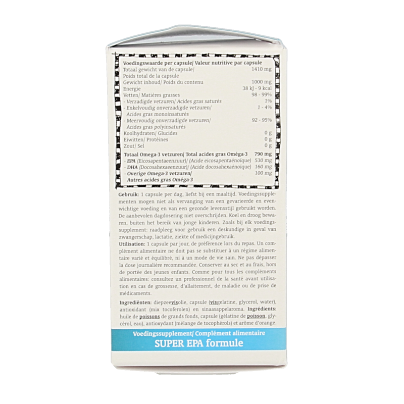 Royal Green Omega 3 softgel capsules, omega-3 fish oil supplement in 30 softgels, natural vetzuren for heart health.