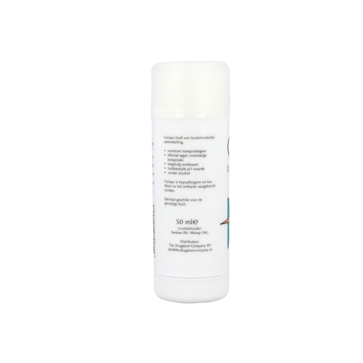 Cerique deodorant creme stick in 50ml with a scented, smooth application, suitable for everyday freshness and odor control.