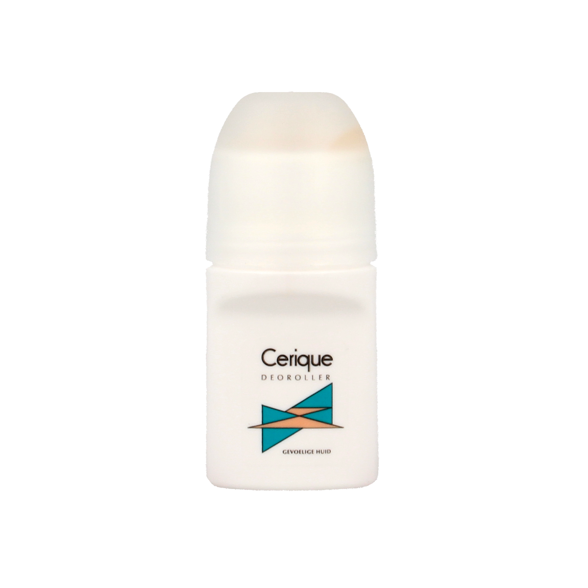 Cerique deodorant roller 50ml with floral-scented perfume, displayed in a clear container with a white cap.