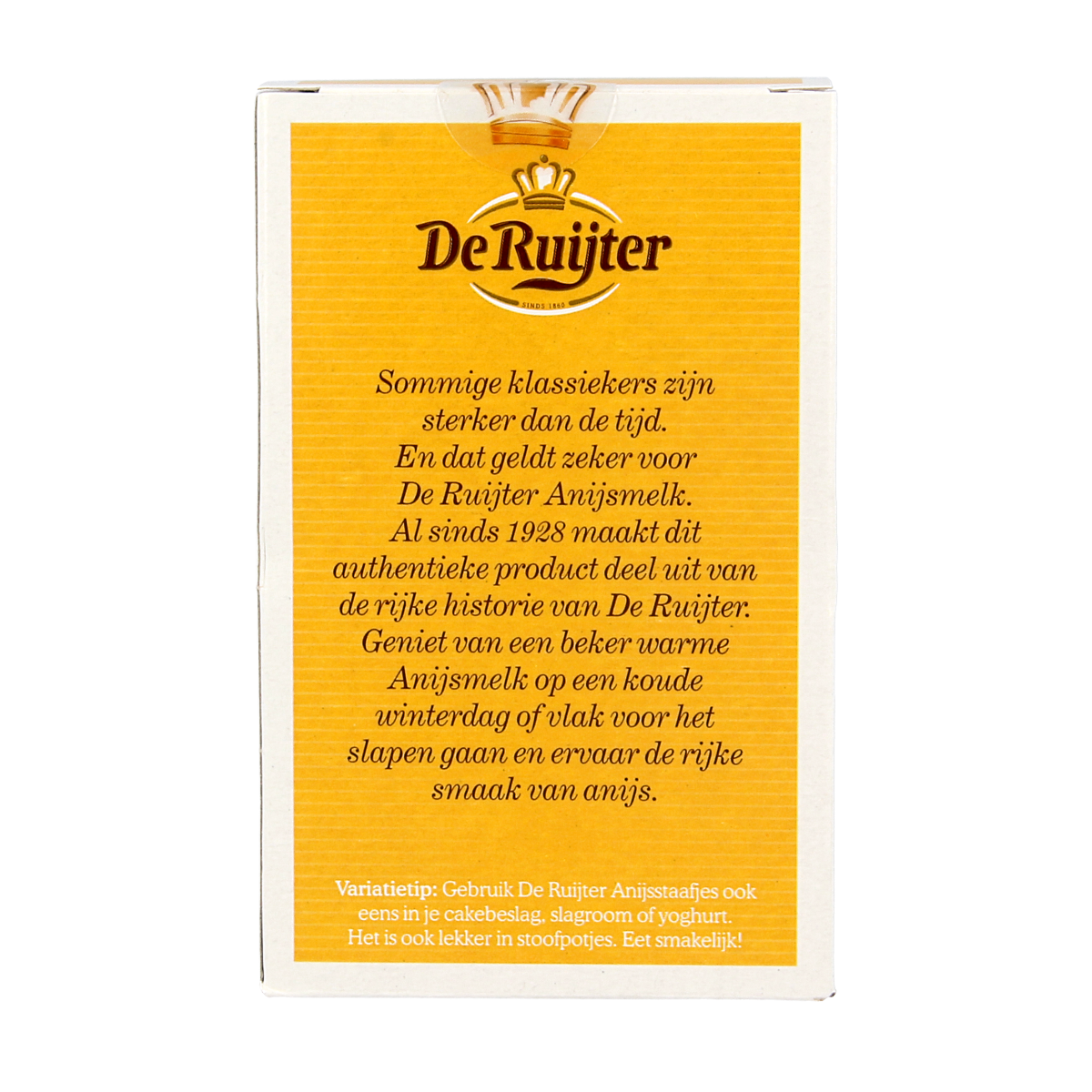 De Ruyter Anijsstaafjes poeder, 75.60 gram, in een pot met anijszaadpoeder voor sauzen en smaakmakers.