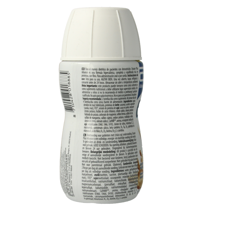 Ensure Plus Advance Nutriv chocolade medical diet supplement in 220ml bottle, rich chocolate flavor for nutritional support.