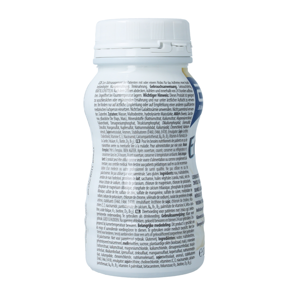 Ensure Plus Tetra Vanille medical dietary supplement in a 200ml tetra pack, designed for medical nutrition.