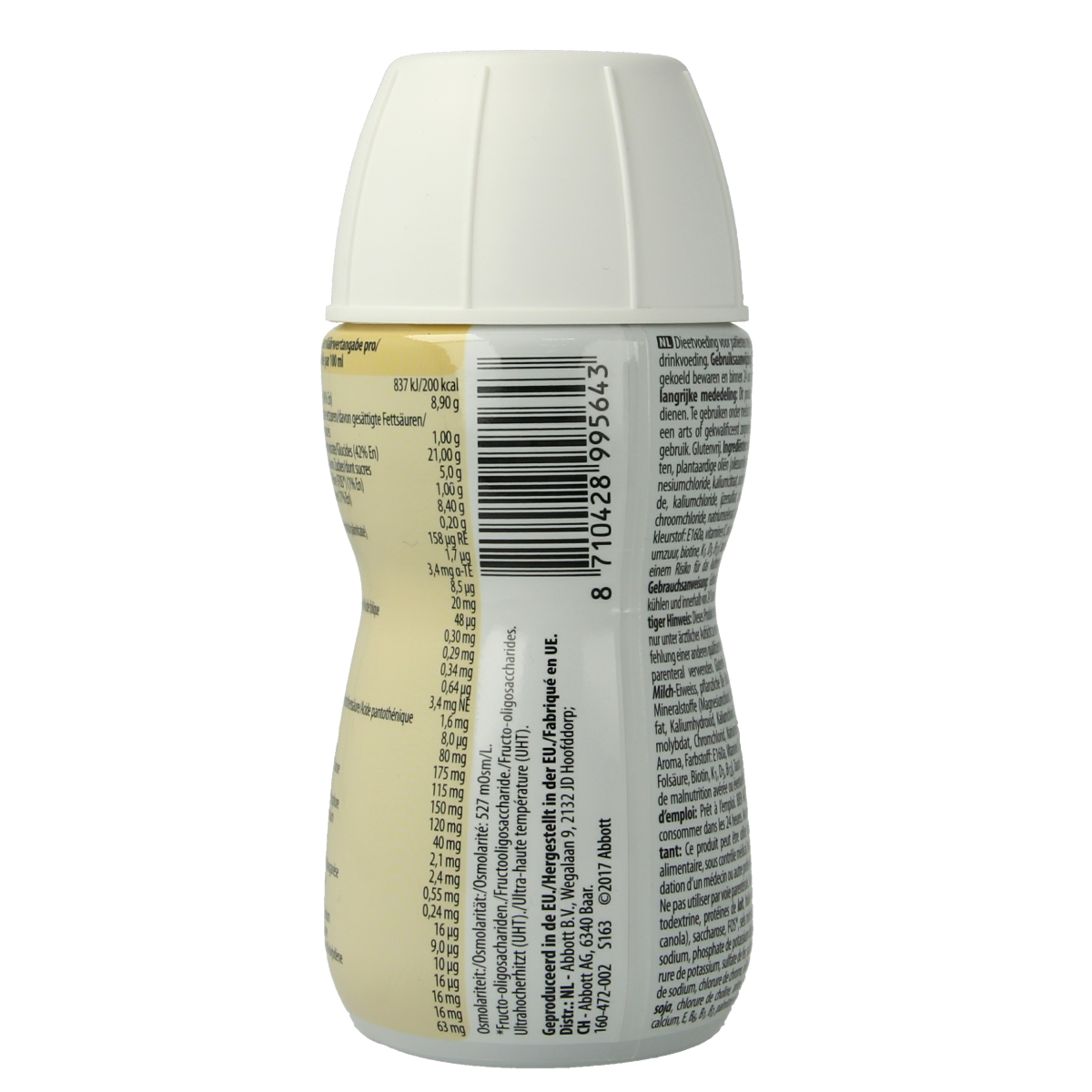 Ensure TwoCal banaan medical dietary supplement bottle, 200ml, in a clear image showing the Ensure brand and product label.