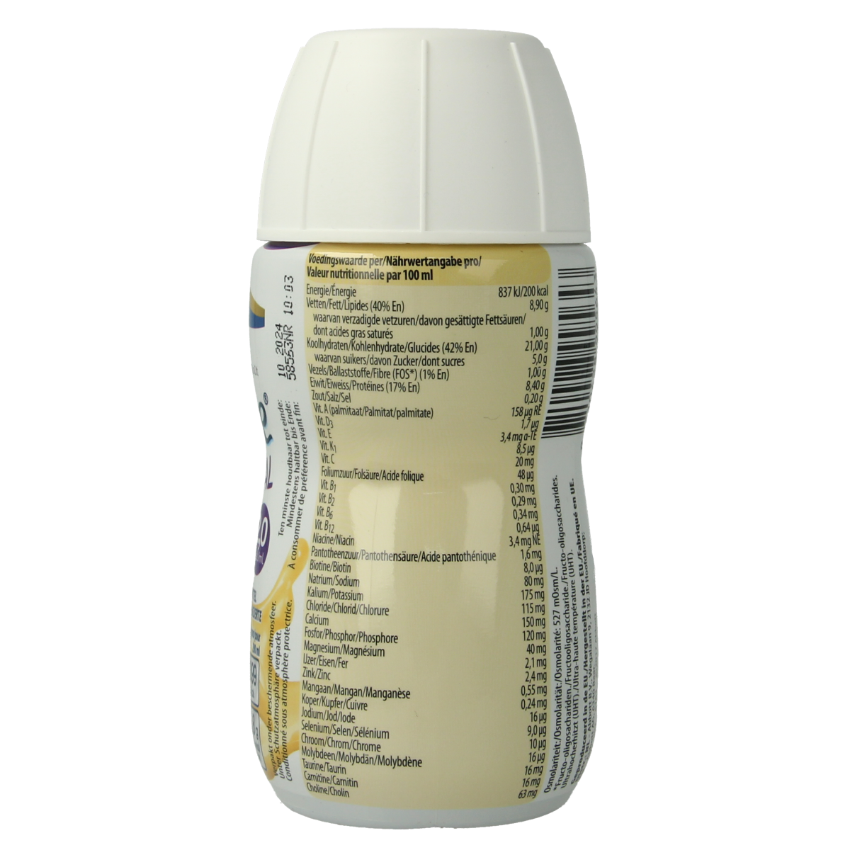 Ensure TwoCal banaan medical dietary supplement bottle, 200ml, for nutritional support, with label and cap visible.
