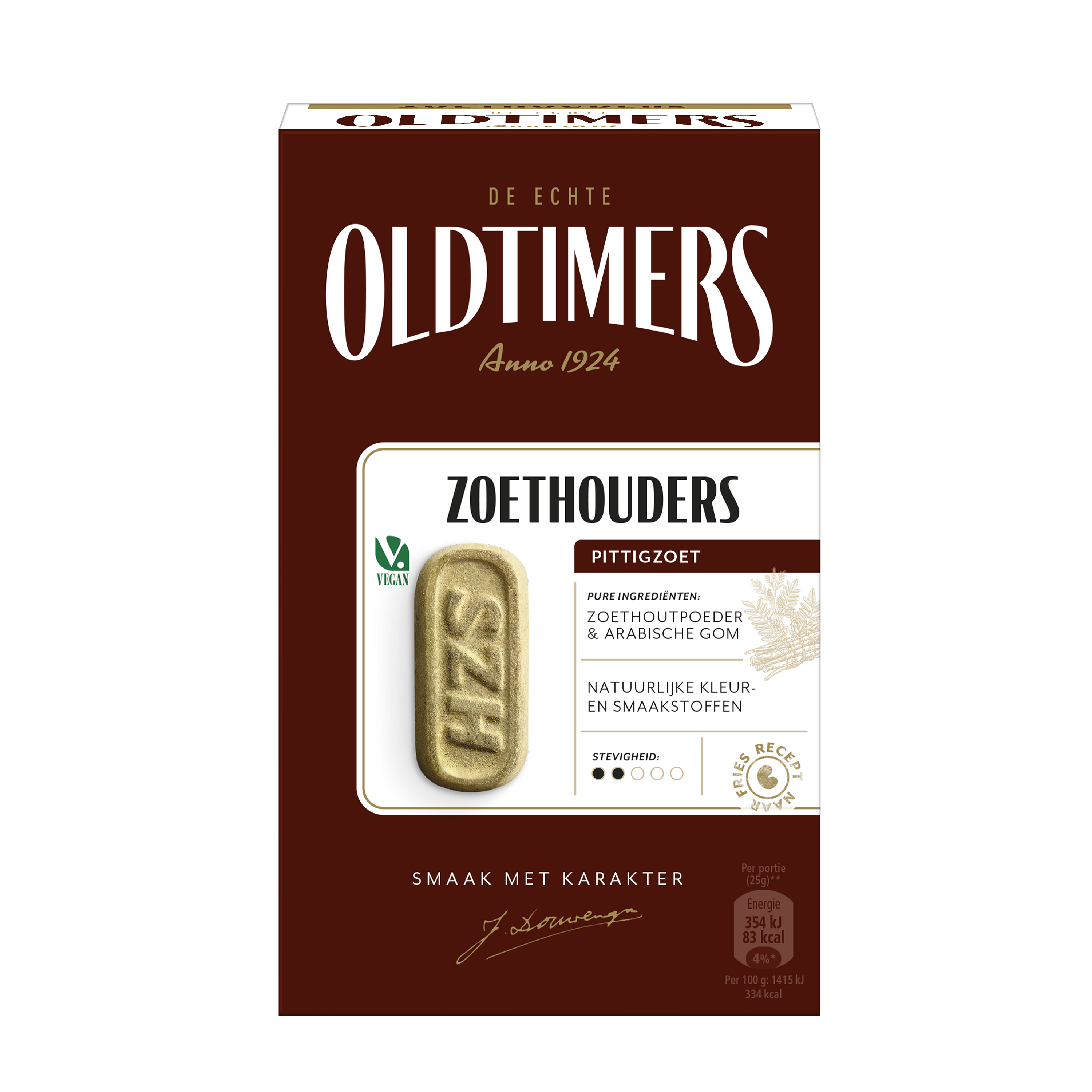 Oldtimers Zoethouders candy in 235g package, colorful traditional Dutch snoepgoed with chewy, fruity flavors.