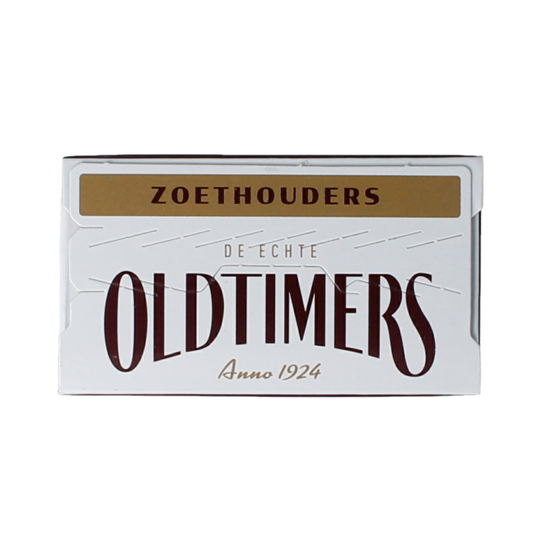 Oldtimers Sneker zoethoudertje snoepgoed in 185g package, colorful chewy candy from the Oldtimers brand.