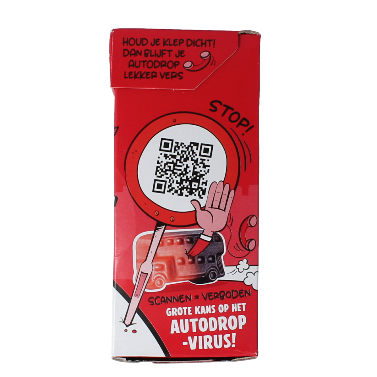 Autodrop Dubbeldekkers snoepgoed in 280g package, colorful candy with chocolate and caramel flavors, branded Autodrop.