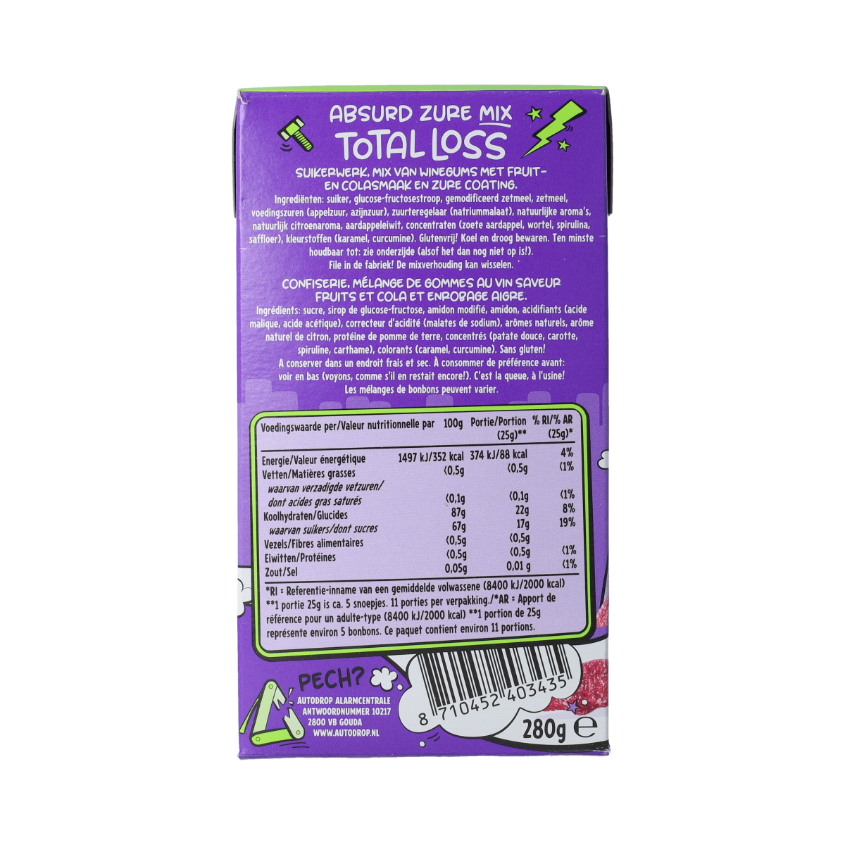 Autodrop Autodrop Zure Vegan Total Loss 280.00 Gram