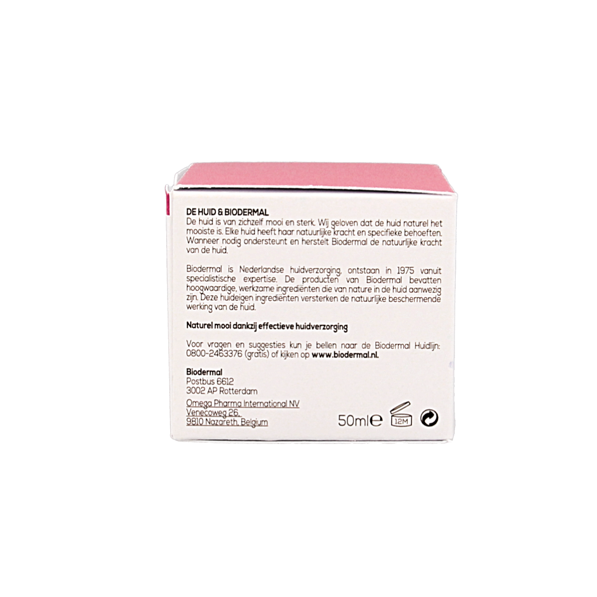 Biodermal dagcrème voor droge en gevoelige huid, 50 ml, gezichtsverzorging met hydraterende formule, in een witte tube