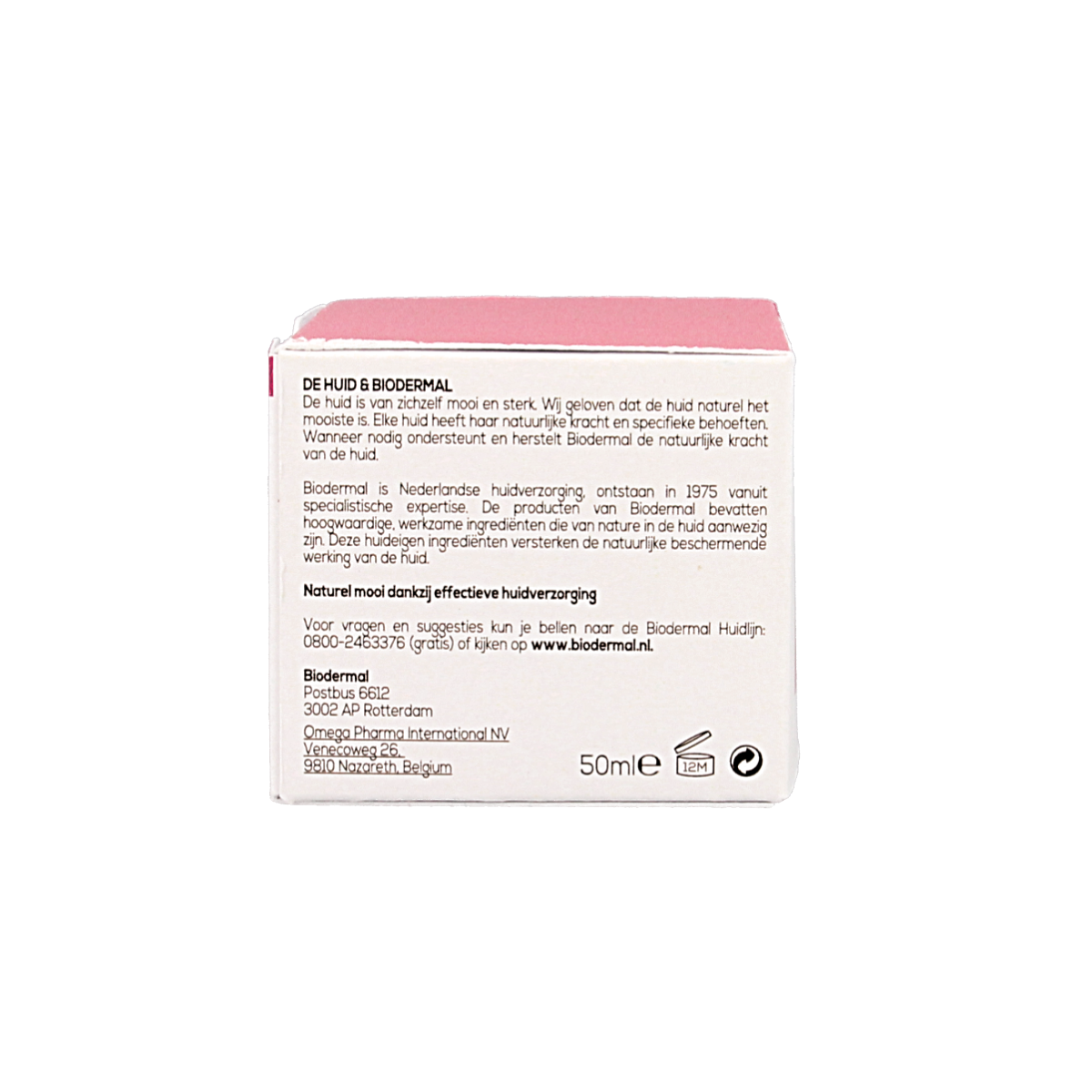 Biodermal Nachtcreme voor droge en gevoelige huid, gezichtsverzorging in 50ml tube, geschikt voor intensieve nachtelijke hydratatie
