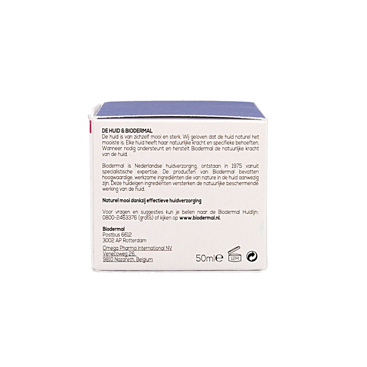 Biodermal anti-age day cream for 40+ in 50ml jar, facial skincare product with nourishing and anti-aging properties.