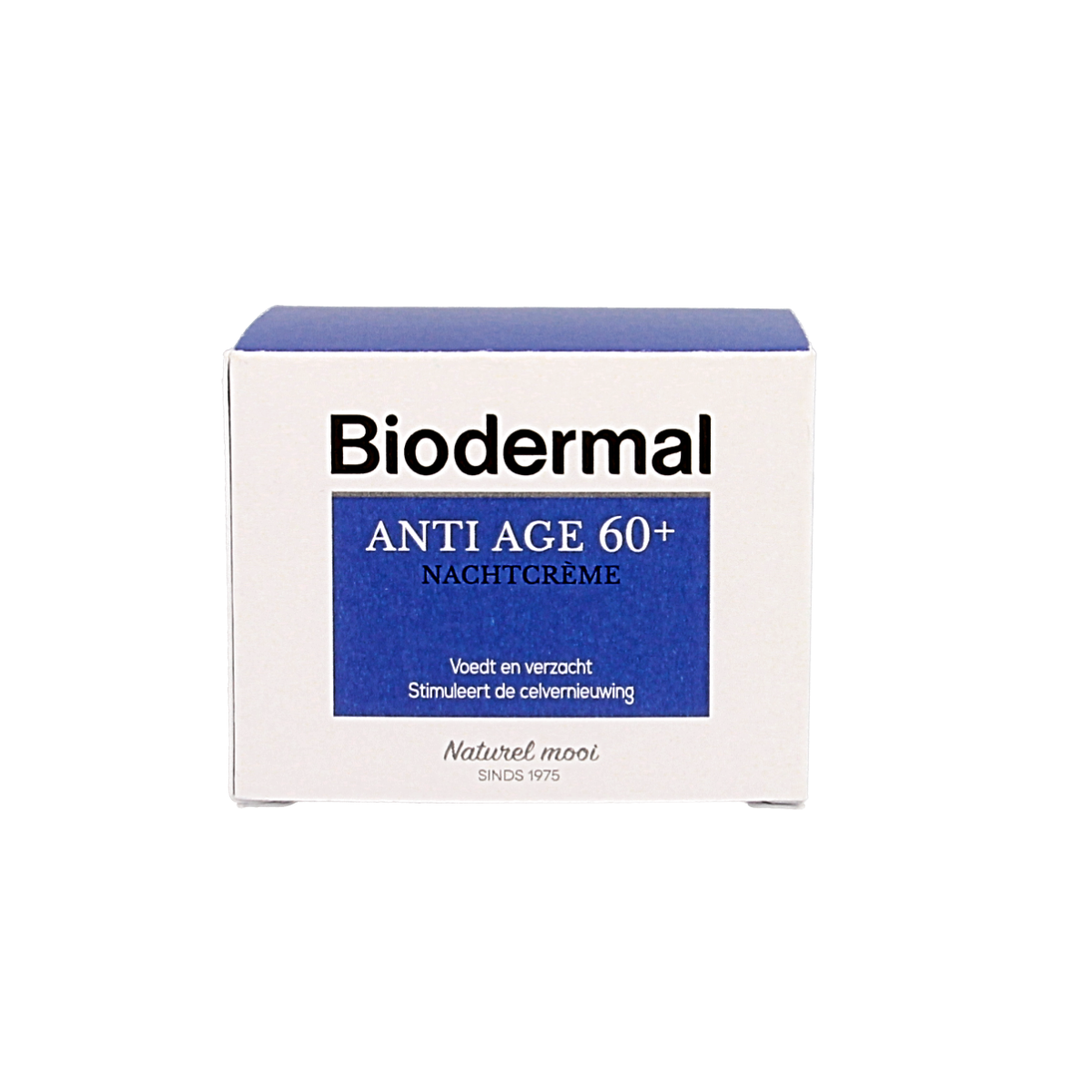Biodermal Nachtcreme anti-age 60+ gezichtsverzorging in 50ml jar, nourishing anti-aging night cream for mature skin