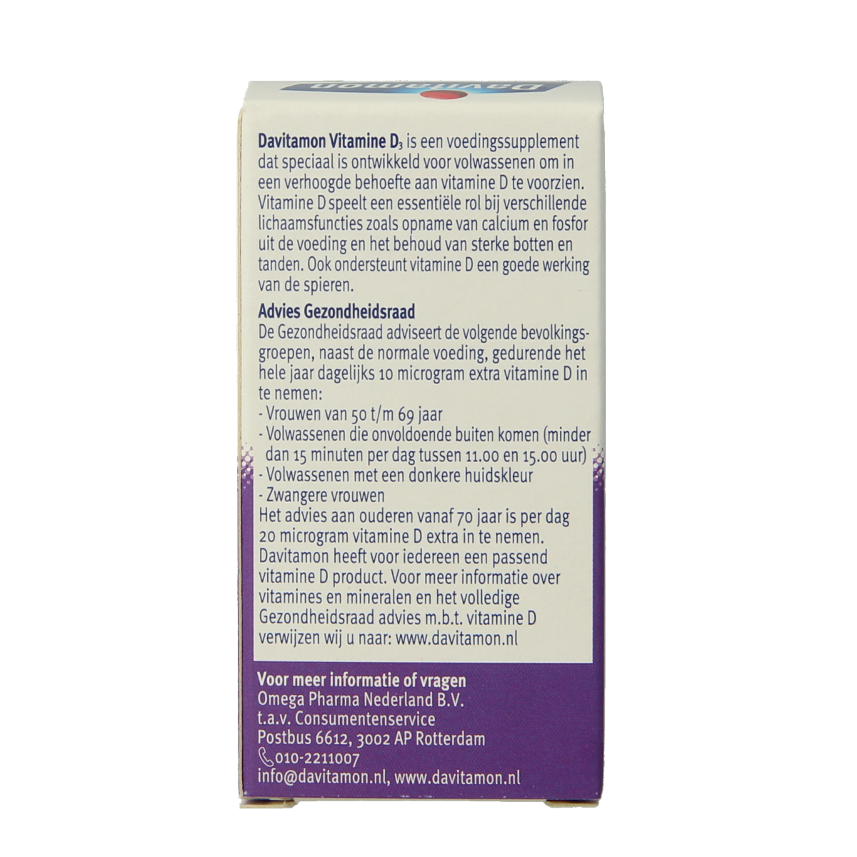 Davitamon Vitamin D adult melt tablets, 150 count, showing orange-flavored dissolvable supplement for healthy bones.