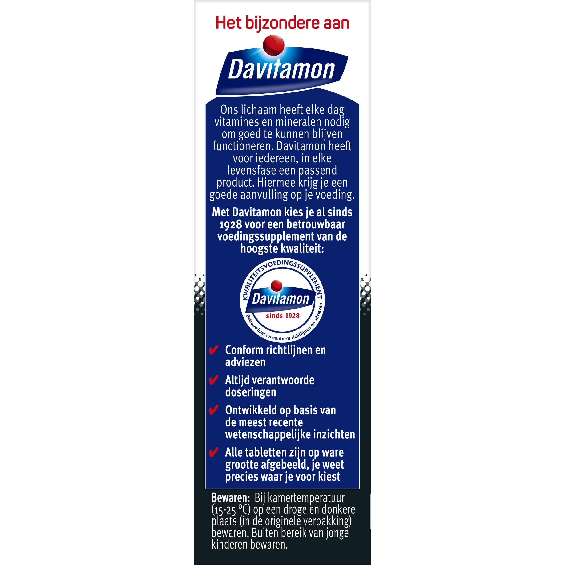 Davitamon Multi Man vitamin tablets, a dietary supplement in a blister pack, designed for men's daily nutritional support.