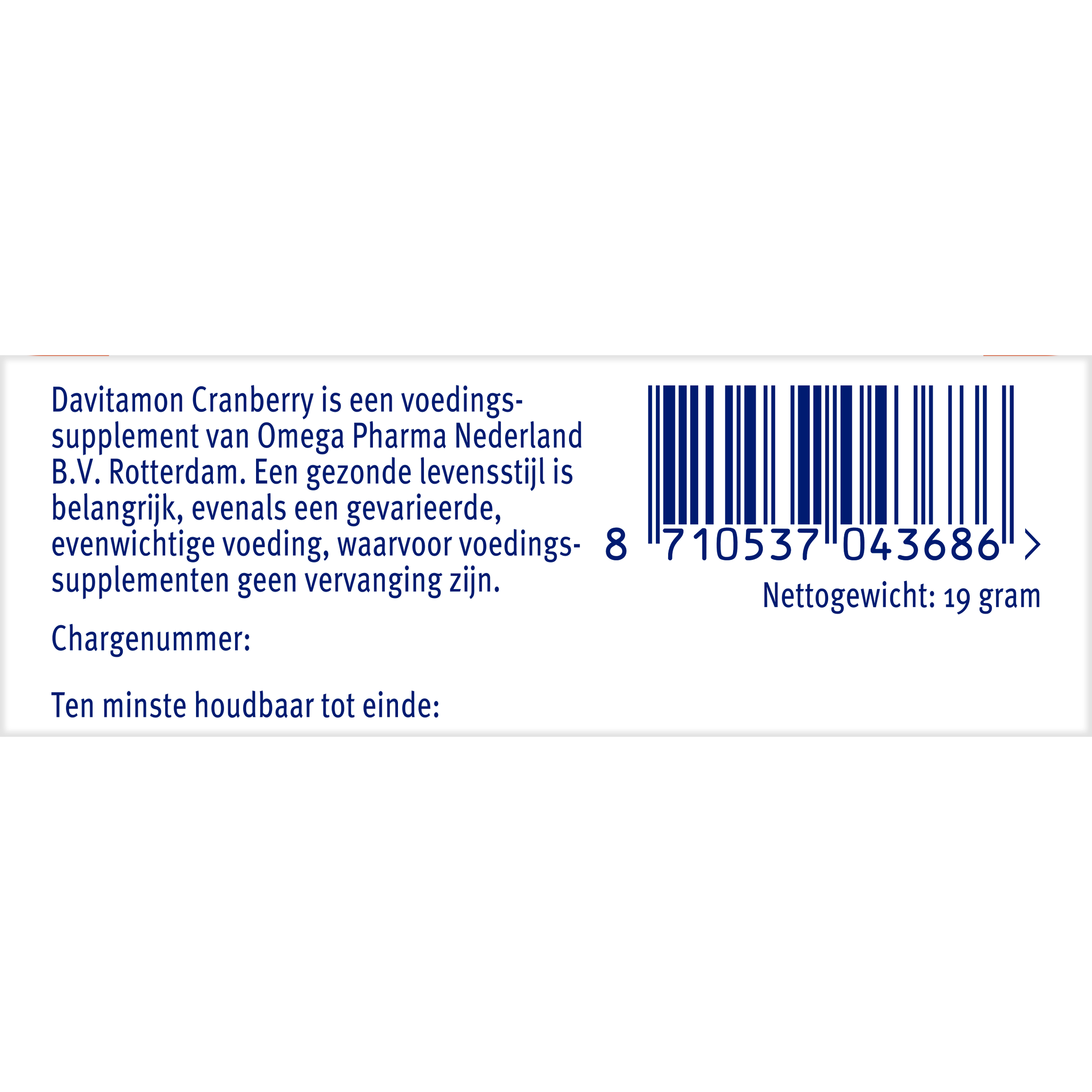 Davitamon Cranberry capsules, herbal supplement in a white bottle with a label, 30 capsules for urinary health.