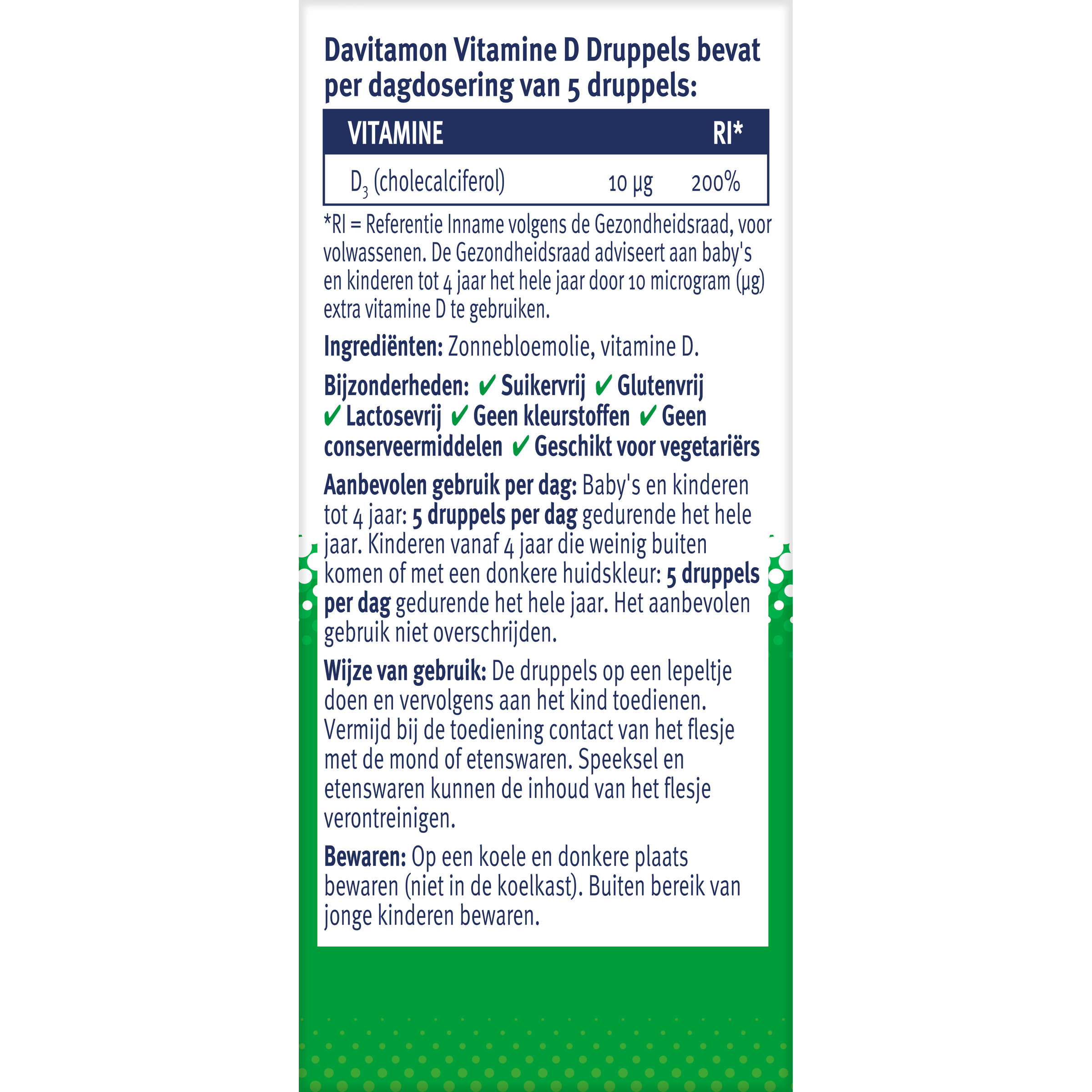 Davitamon Vitamin D drops in a 25ml bottle, easy-to-use supplement for daily vitamin D intake, shown in the image.