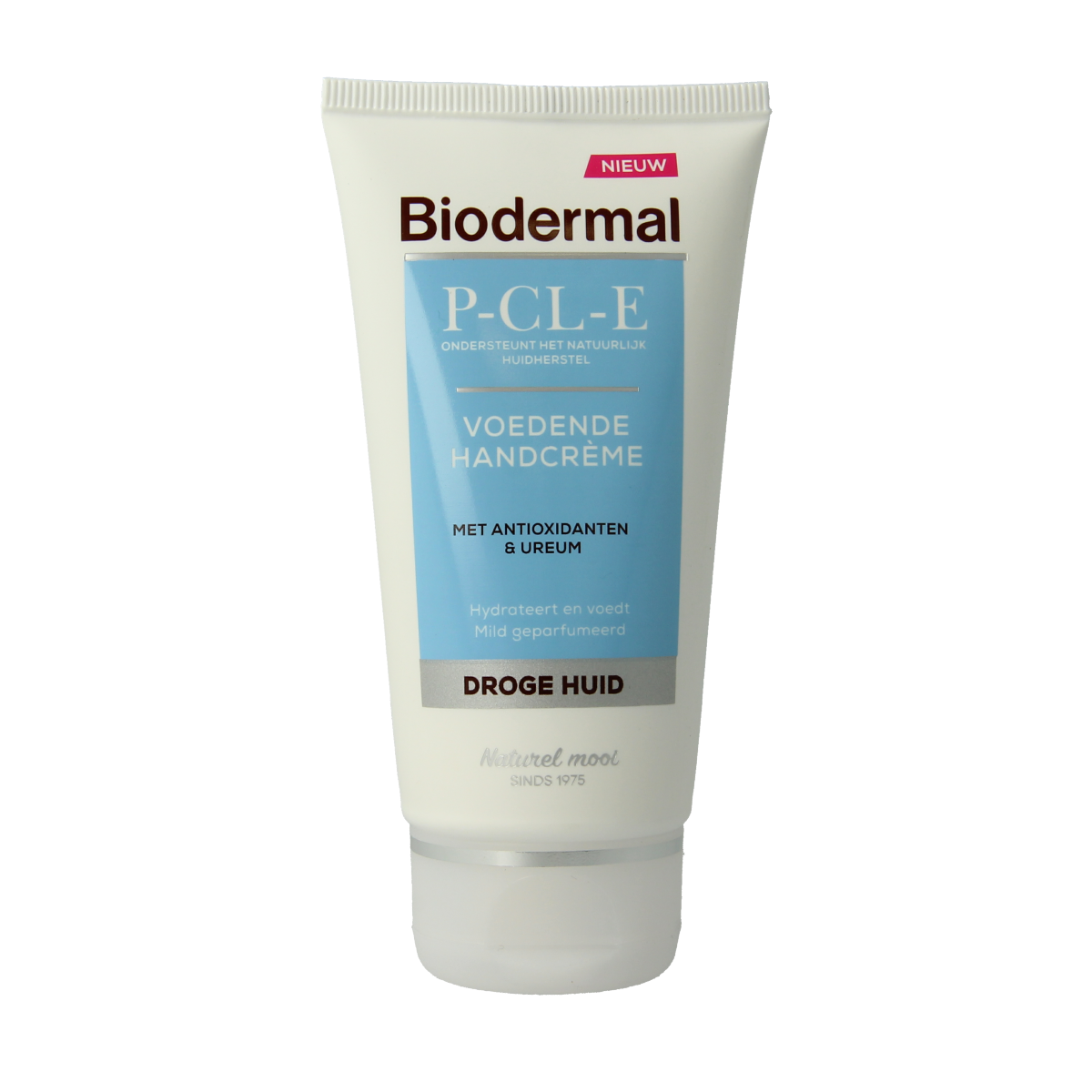 Biodermal hand cream 75ml, tube with white cap and label, showcasing nourishing hand care product from Biodermal.