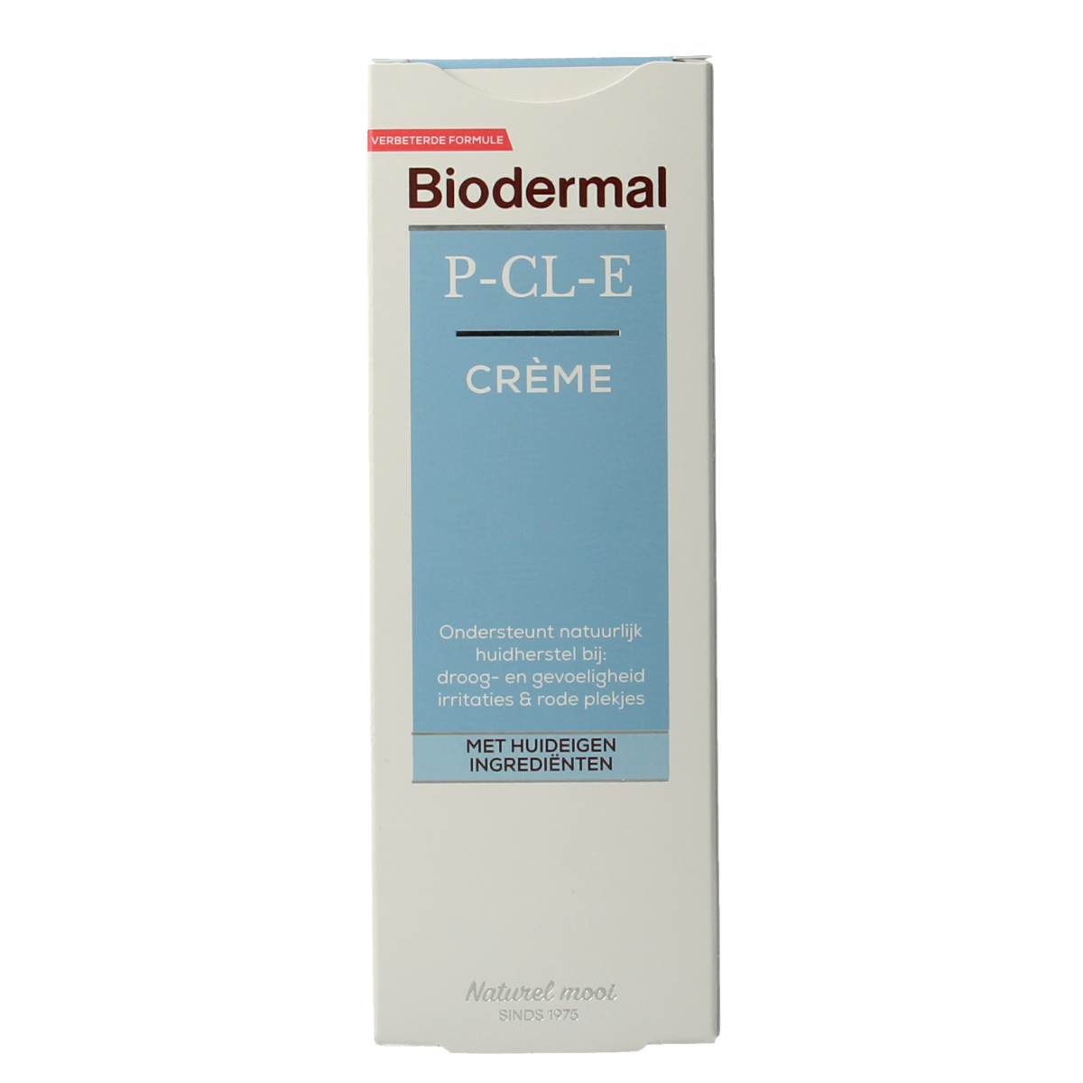Biodermal P CL E face cream in a 100ml tube, designed for facial skincare with brightening and nourishing properties.