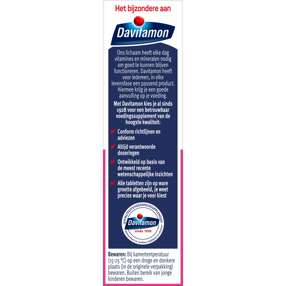 Davitamon Mama Fit multivitamin tablets for pregnancy support, shown in a package with 60 tablets.