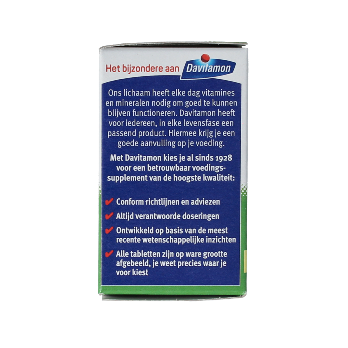 Davitamon Vitamin D for kids, 50 meltable tablets, natural supplement for children's vitamin D intake, shown in image.