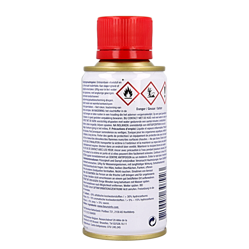 Brasso Koperglans cleaning product bottle with 175ml capacity, designed for metal polishing and tarnish removal.